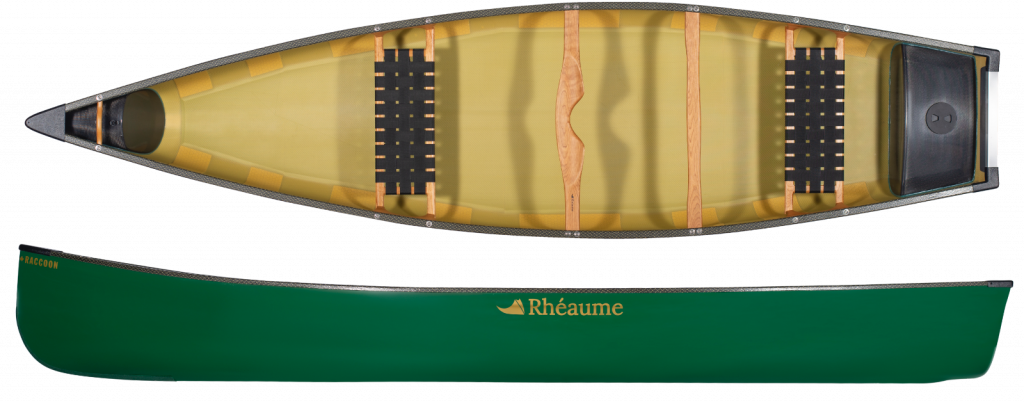Rhéaume Canot Raccoon Kevlar Composite Bleu avec Protecteur d'étrave main image 1